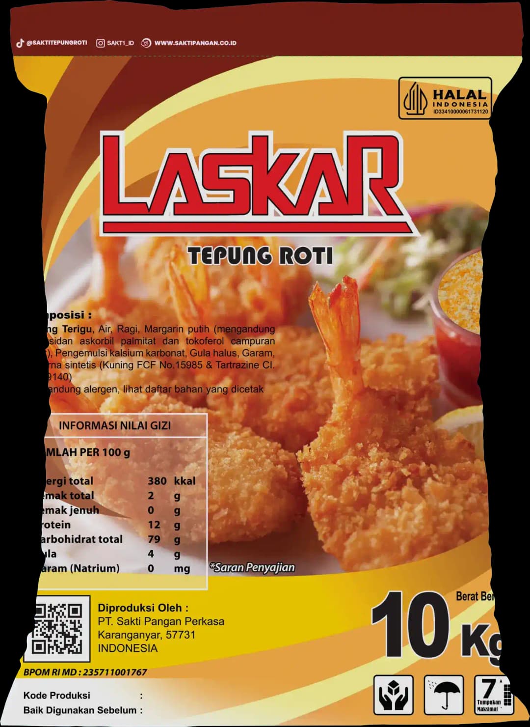 Tepung Roti Laskar 10kg