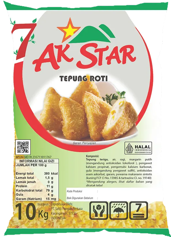 Tepung Roti AK Star 10kg