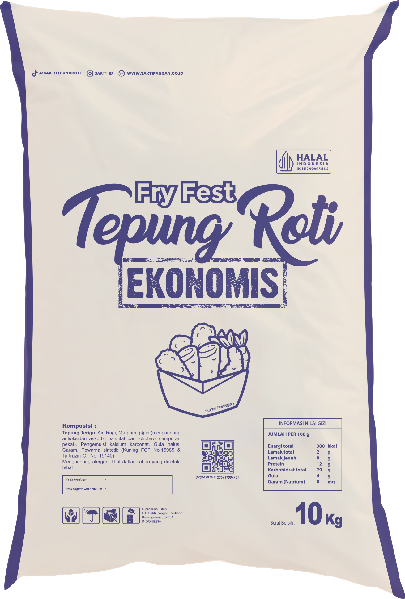 Tepung Roti FryFest 10kg
