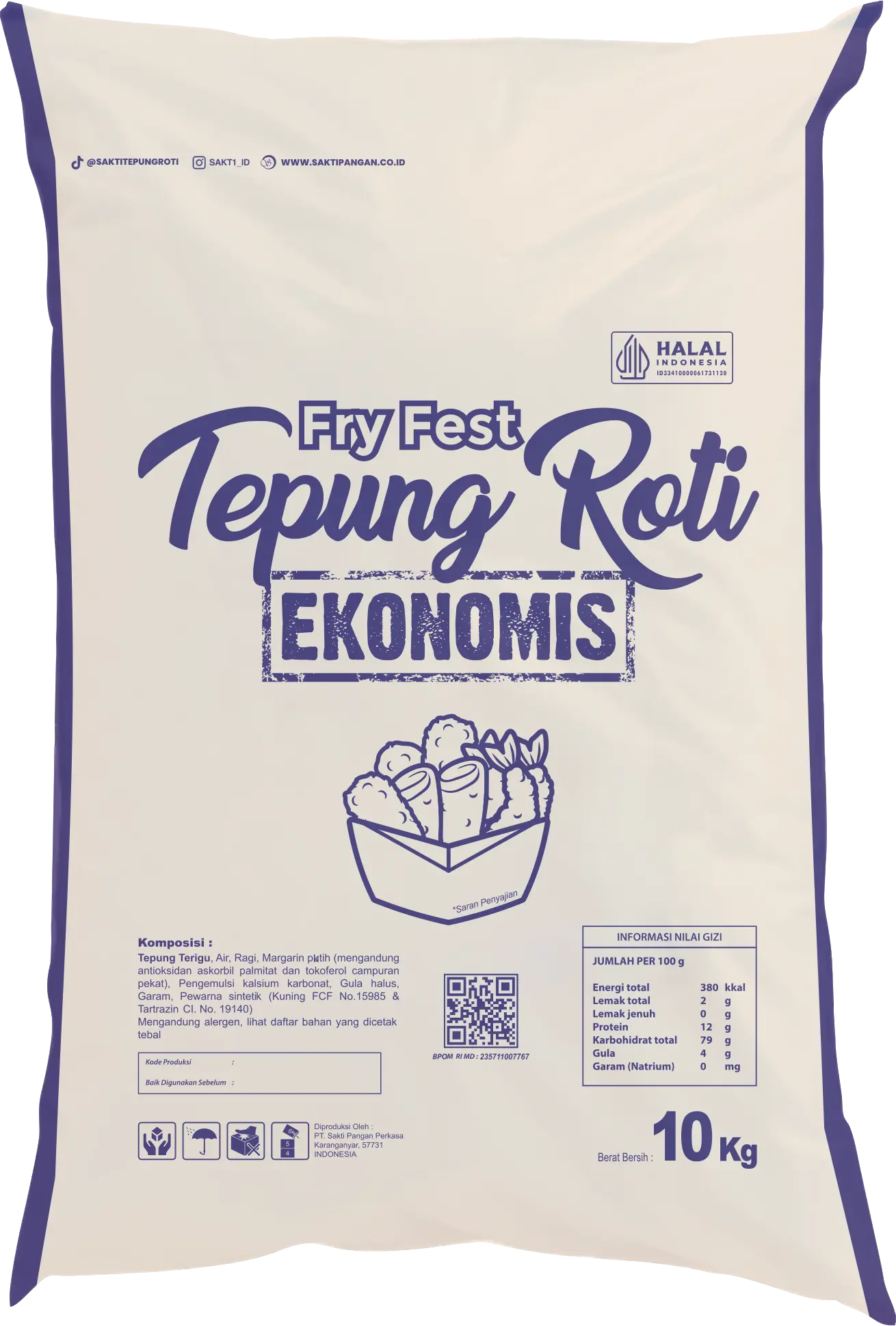Tepung Roti FryFest 10kg