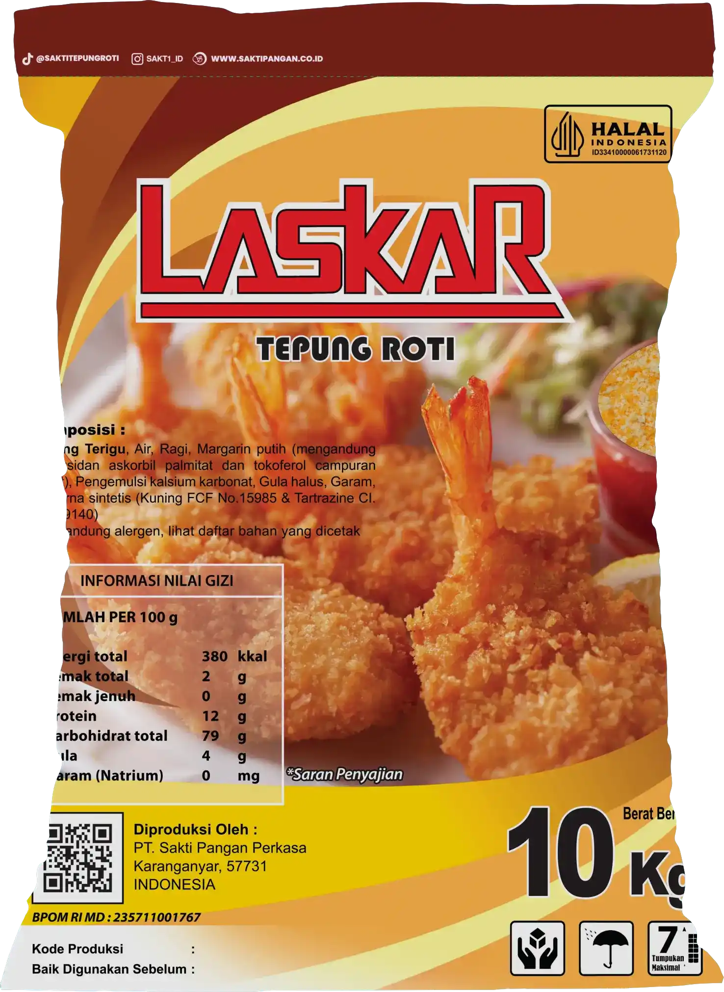 Tepung Roti Laskar 10kg